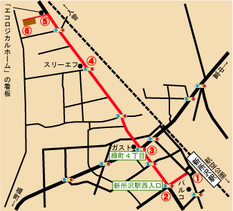 所沢市岩岡町（西富小南側）